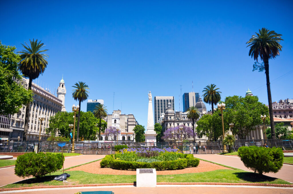 Beautiful view of Buenos Aires capital of Argentina
