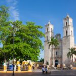 Cathedral of San Ildefonso in Merida, Mexico