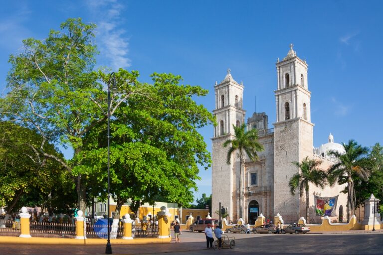 Cathedral of San Ildefonso in Merida, Mexico