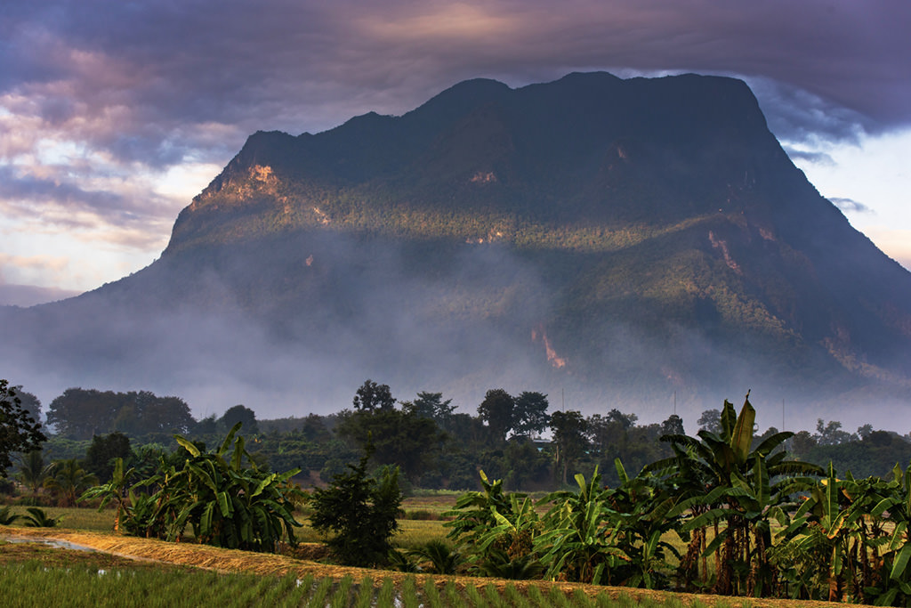 Mountains in Chiang Dao, Thailand.