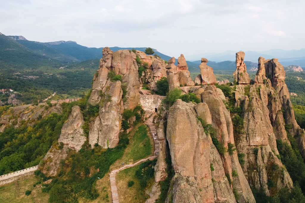 Giant rocks in Belogradchik, Bulgaria.