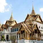 The Grand Palace in Bangkok on a sunny day.