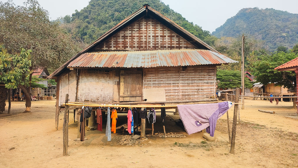 A rural house in Nong Khiaw.