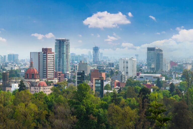 The Mexico City cityscape