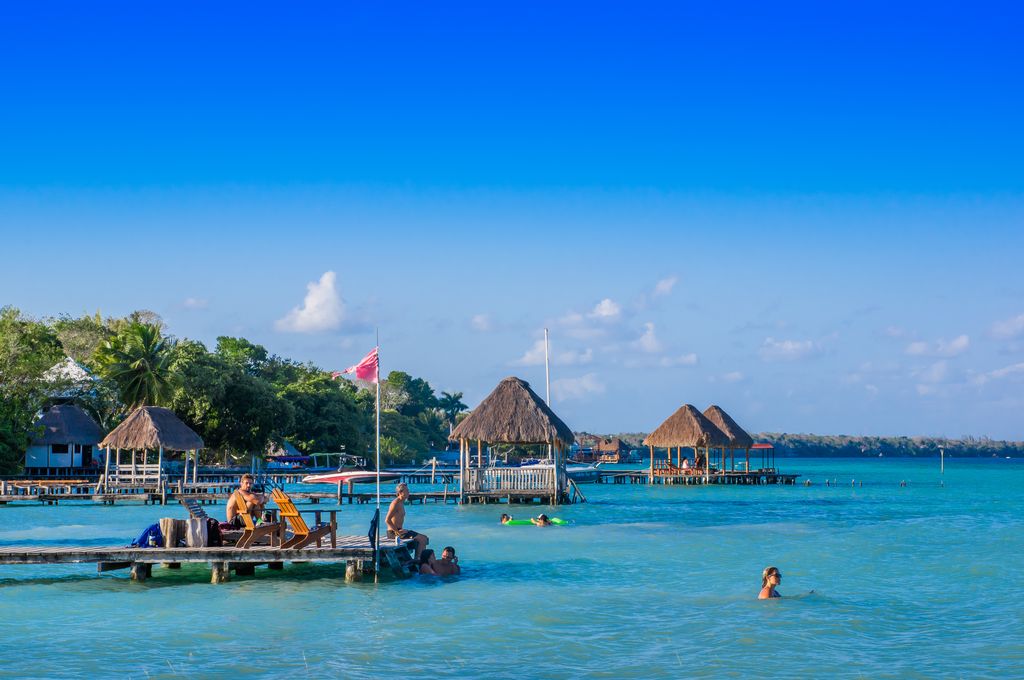 The Laguna Bacalar in Mexico