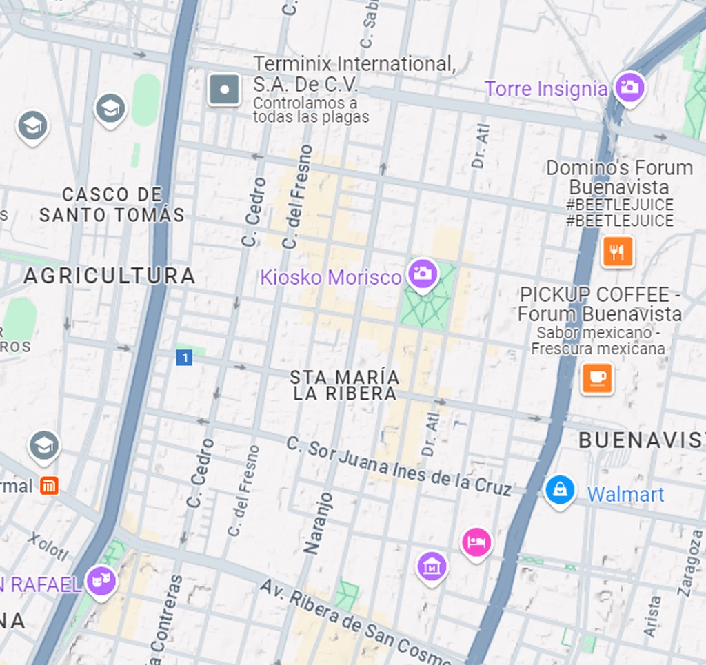 A CDMX map.