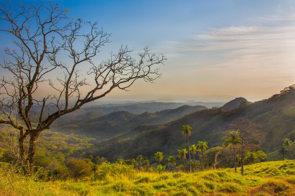 The mountains of Monteverde National Park in Costa Rica