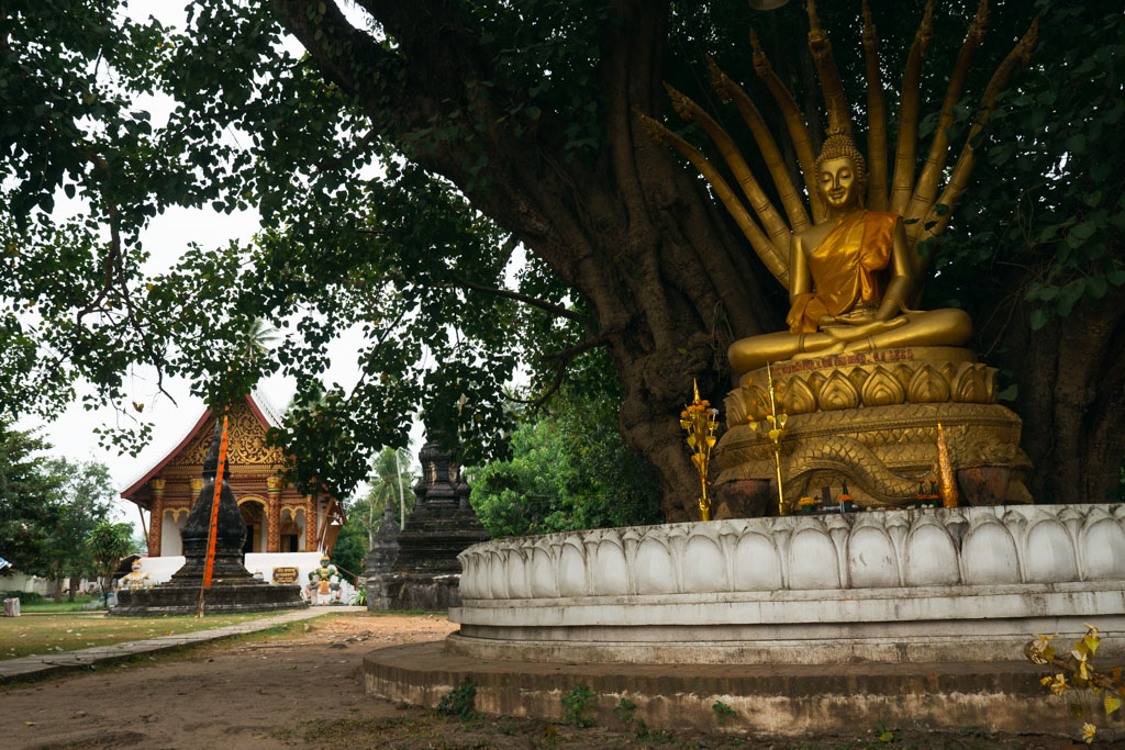 A Buddhist temple in Laos.