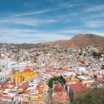 An aerial view of Guanajuato