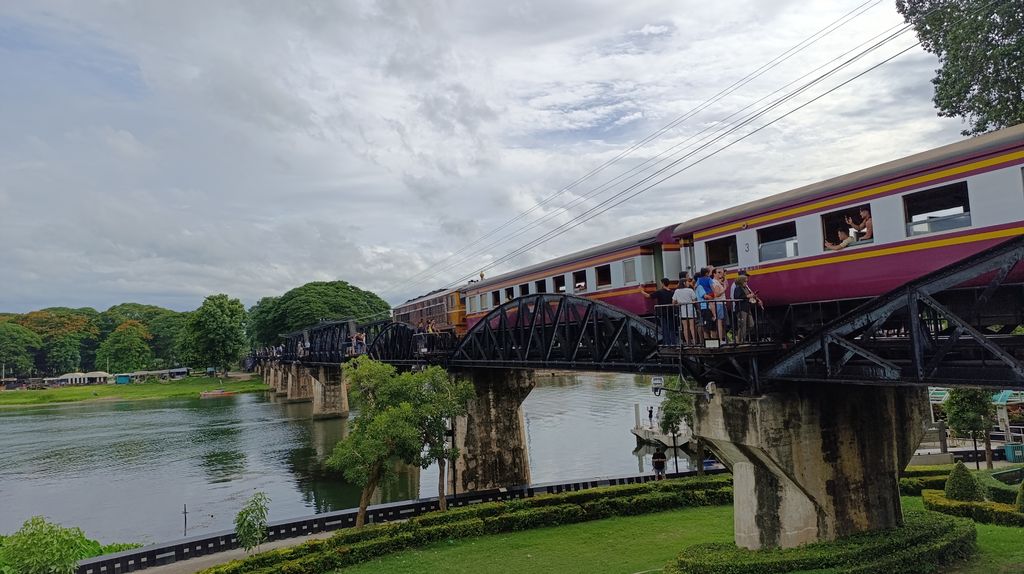 The Death Railway on the River Kwai in Kanchanaburi, Thailand.