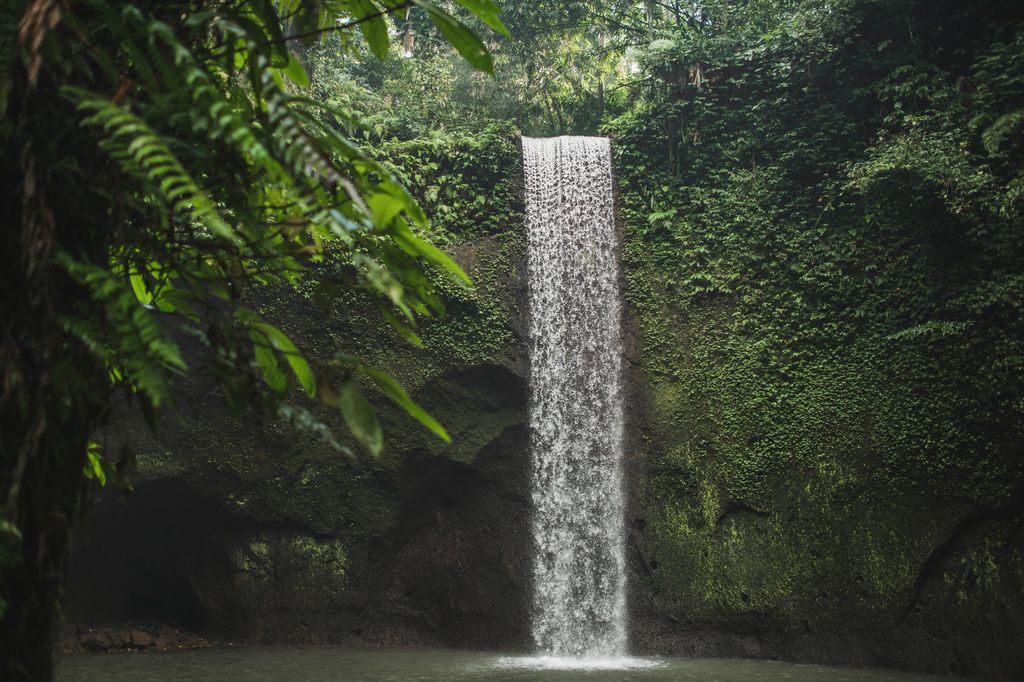 Tibumana Waterfall in Bali, Indonesia.