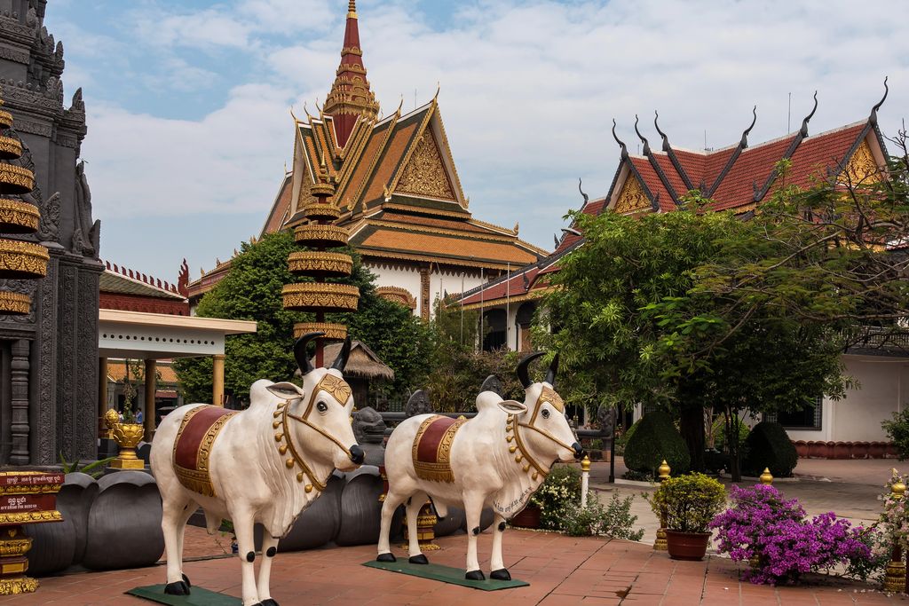 Temple in Siem Reap, Cambodia.