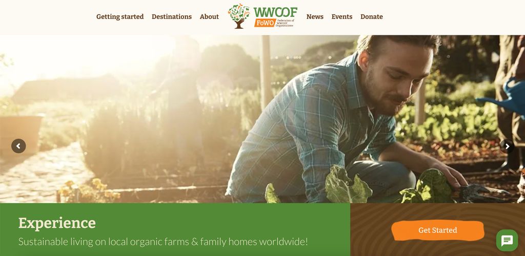 The homepage of wwoof.net
